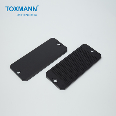 Bagian Logam Mesin Paduan Aluminium Hitam Anodizing Serbaguna