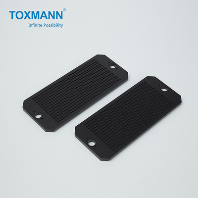 Bagian Logam Mesin Paduan Aluminium Hitam Anodizing Serbaguna