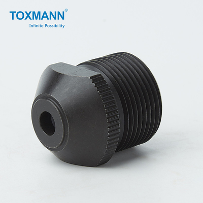Multiscene SKD61 Auto Turned Parts Knurled Nuts Black Oxide Finish