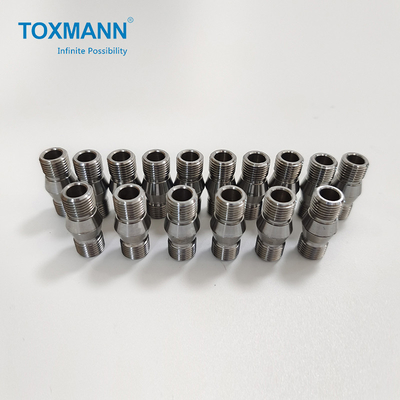 Toleransi 0.02mm Stainless Steel Berubah Komponen Sambungan Pipa Minyak Antiwear