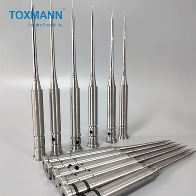 0,002mm Hardened SKD61 Mould Core Pins, Die Punch Pins Untuk Alat Plastik Medis