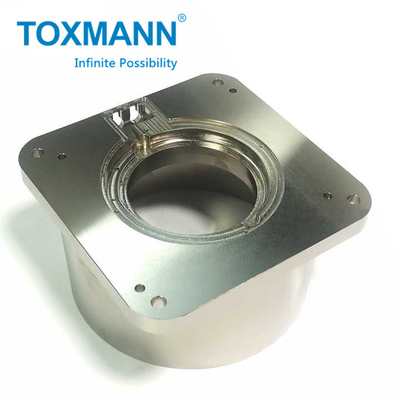 Bagian pemesinan precision mesin bubut CNC S136 aksesoris dasar pelat kode, bagian mesin pemutar CNC baja paduan