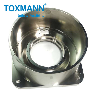 Bagian pemesinan precision mesin bubut CNC S136 aksesoris dasar pelat kode, bagian mesin pemutar CNC baja paduan