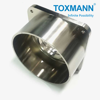 Bagian pemesinan precision mesin bubut CNC S136 aksesoris dasar pelat kode, bagian mesin pemutar CNC baja paduan