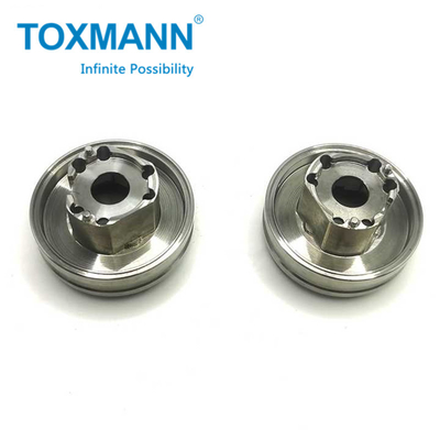 Disesuaikan Spring Coupling Metal Bellows Klem Tipe Spring Fleksibel Shaft Coupling Bagian Mesin CNC Lathe