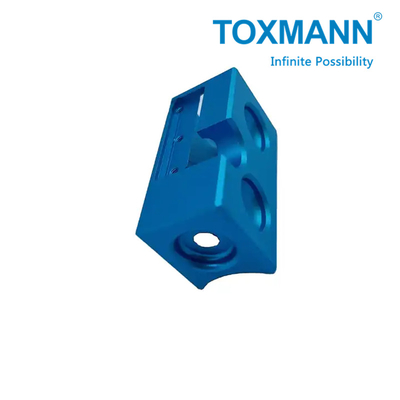 Perbaikan CNC yang disesuaikan Mesin presisi biru anodisasi Aluminium stainless steel Bagian CNC bagian logam