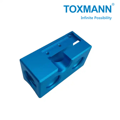 Perbaikan CNC yang disesuaikan Mesin presisi biru anodisasi Aluminium stainless steel Bagian CNC bagian logam