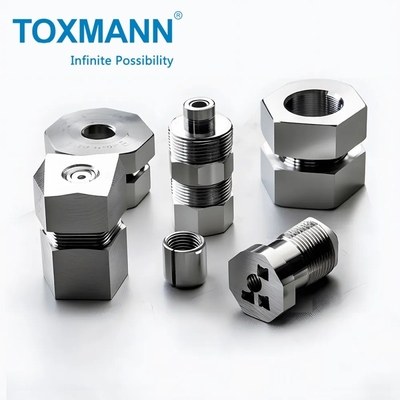 Bagian sekrup mesin CNC khusus Presisi tinggi Aluminium Sekrup baja tahan karat Layanan mesin CNC Bagian baja CNC