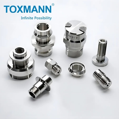 Bagian sekrup mesin CNC khusus Presisi tinggi Aluminium Sekrup baja tahan karat Layanan mesin CNC Bagian baja CNC