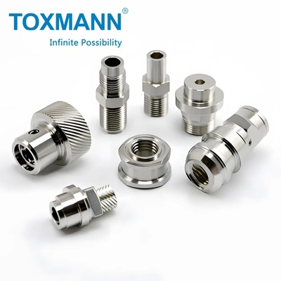 Bagian sekrup mesin CNC khusus Presisi tinggi Aluminium Sekrup baja tahan karat Layanan mesin CNC Bagian baja CNC
