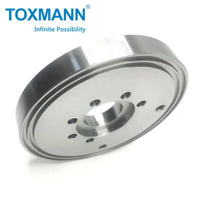 Aluminium CNC Lathe Processing Services High Precision Connecting Flange Bagian Mesin CNC