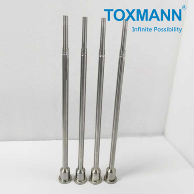 Tinggi Precision Mold Ejector Pin Dan Ejector Sleeve Flat Untuk Cetakan Plastik