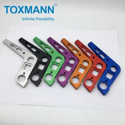 Shifter Bellcrank Double Bearing Short Throw CNC Milling Part Aluminium 6061-T6 Anodisasi Presisi Tinggi