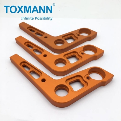Shifter Bellcrank Double Bearing Short Throw CNC Milling Part Aluminium 6061-T6 Anodisasi Presisi Tinggi