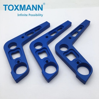 Shifter Bellcrank Double Bearing Short Throw CNC Milling Part Aluminium 6061-T6 Anodisasi Presisi Tinggi