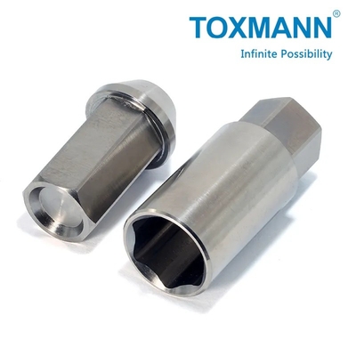Gr5 Titanium Cnc Turned Parts M12 M14 Bolt Roda Mobil Lug Nuts