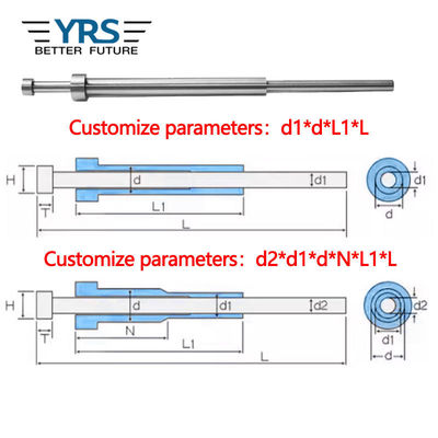 SKD61 Mold ejector sleeve push tube Non-standar khusus pipa sleeve pin berongga cocok untuk plastik die casting Mold